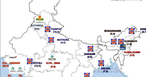 Oil Refineries Washington State - Refineries Map 