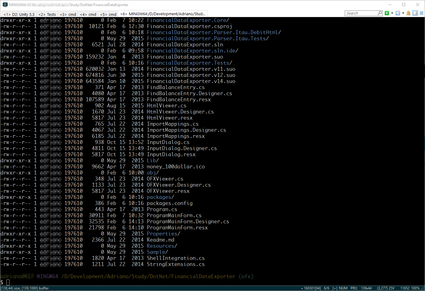 Programing Fun Showing mercurial current branch in ConEmu prompt