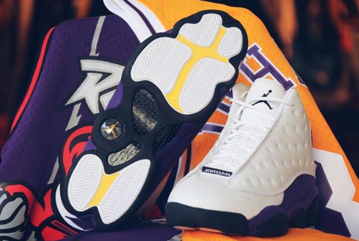air jordan 13 lakers rivals