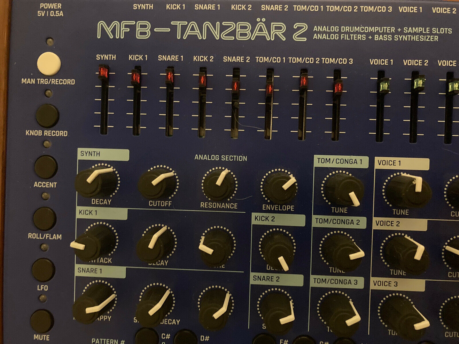MATRIXSYNTH MFB Tanzbar 2 Analog Drum Synth SN 20314