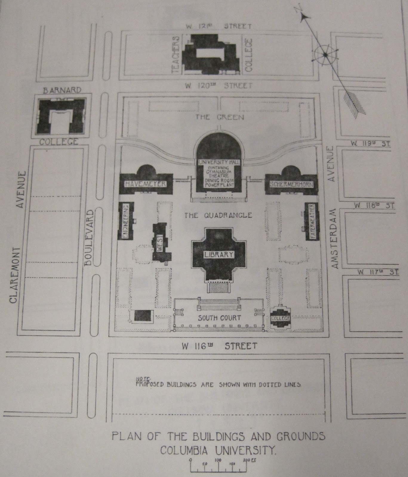 Columbia University Campus Map