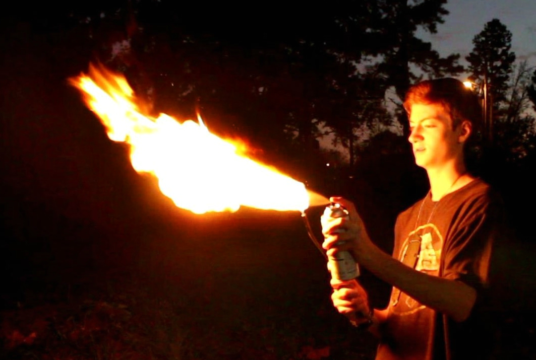 Jake Makes Guide to Flammable Aerosols