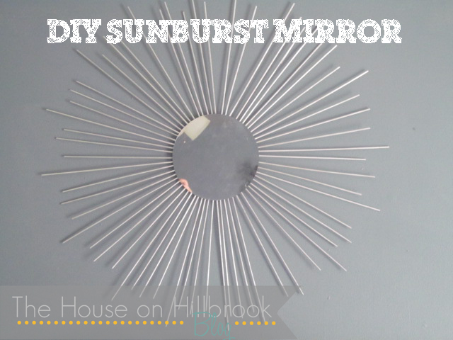 Sunburst Mirror Diy Skewers Crafting Diy Sunburst Mirror For 5 00 The House On Hillbrook