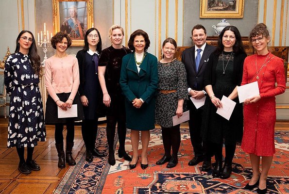 Queen Silvia of Sweden presented the Queen Silvia Jubilee Fund's scholarships