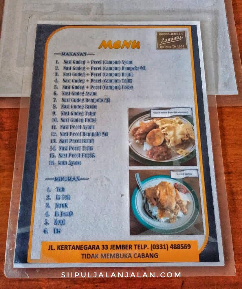 Mencicipi Kuliner Legendaris di Jember Gudeg Lumintu