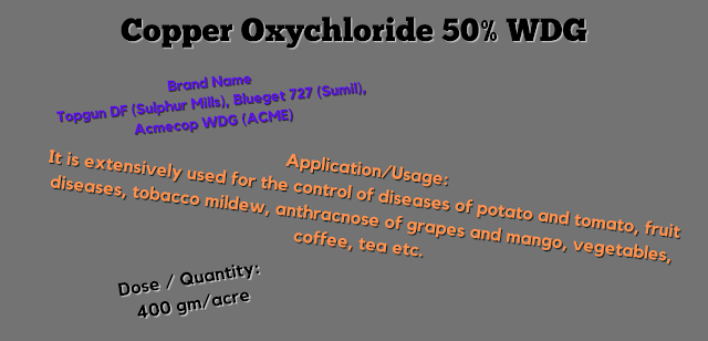 Copper Oxychloride 50% WDG