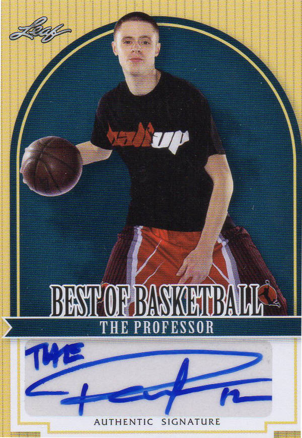 Card Buzz 2012 Leaf Best of Basketball The Professor autograph TP1