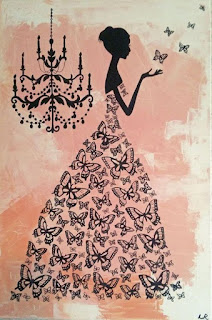 Quinceanera with a Butterfly Dress: Free Printtab