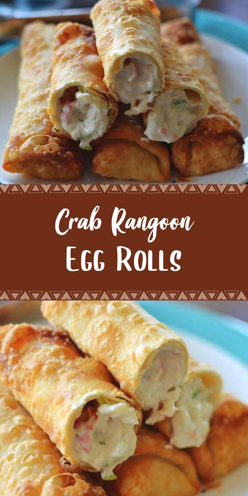 Crab Rangoon Egg Rolls 3 SECONDS