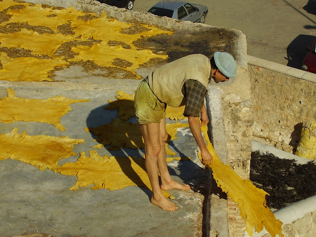 Trabajador de la Curtiduria de Fez