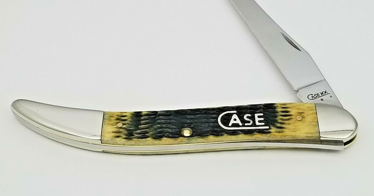 2008 Case XX 61093 Large Texas Toothpick Knife 5" Genuine Antique Bone