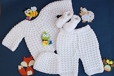 3 - Crochet Imagen Pantalones a crochet del conjunto blanco por Majovel Crochet