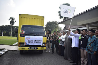 ACT Sumsel Kirim 40 Ton Bantuan Logistik ke Bengkulu