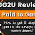 GG2U Review 2021: How to Play Games for Money Online, Taking Paid Surveys 