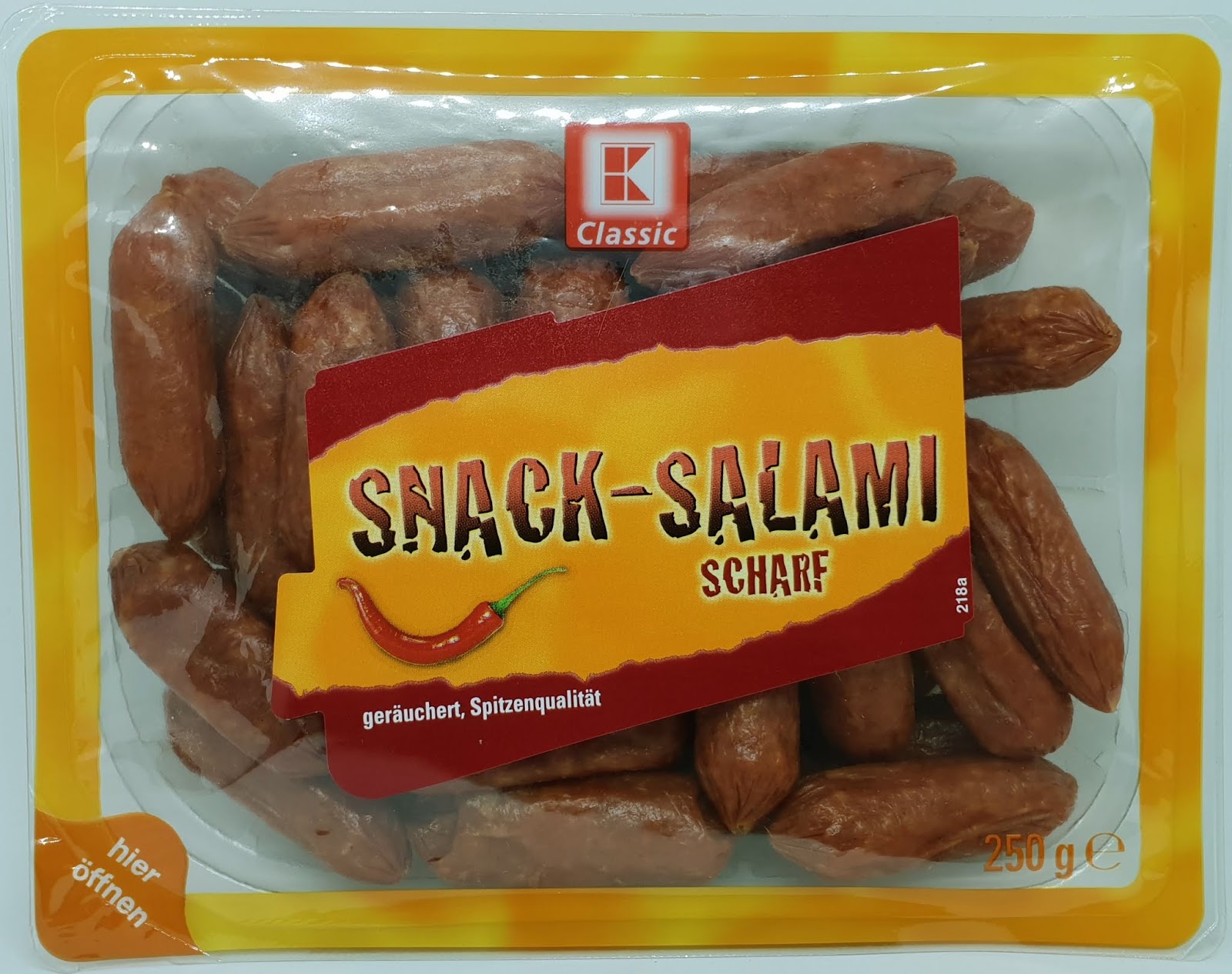Chilihead77.de Kaufland KClassic SnackSalami scharf