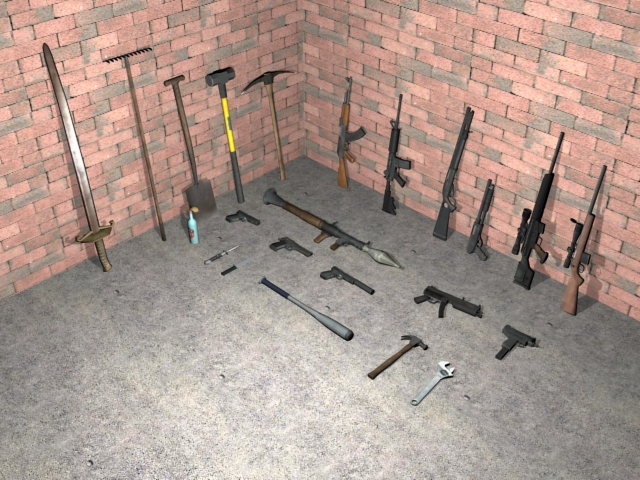 GTA IV Weapons To GTA San Andreas Mod