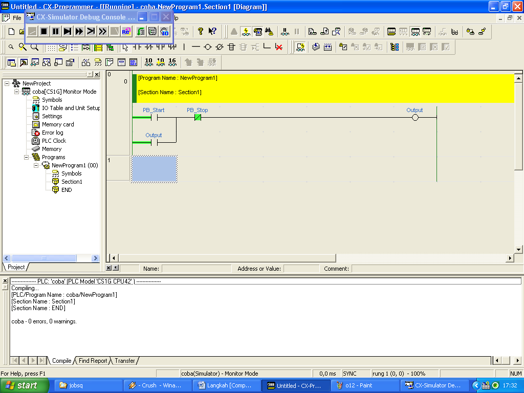 Automation Engineering: Langkah-langkah membuat program self holding ...