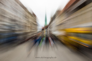 Hameln City Weserbergland Fotokunst ICM Zoomeffekt