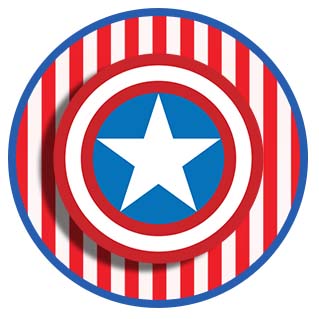 Captain America Baby: Free Printable Cupcake Toppers and Wrappers. Captain America Baby: Free Printable Cupcake Toppers and Wrappers.