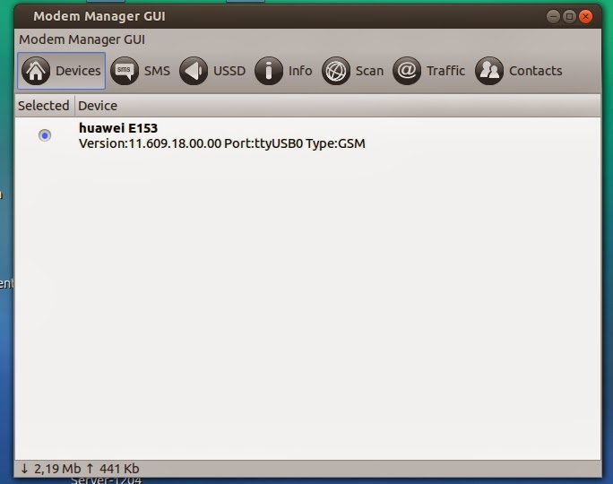 Modem Manager GUI