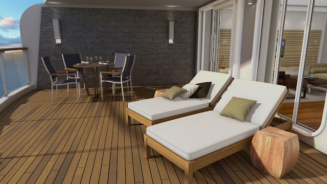 3 of 3: Verandas in the Explorer's Suites range from 167 to 490 sq. ft. Photo: © Viking Cruises. Unauthorized use is prohibited.