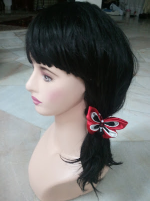 butterfly, kanzashi, hair band, custom made