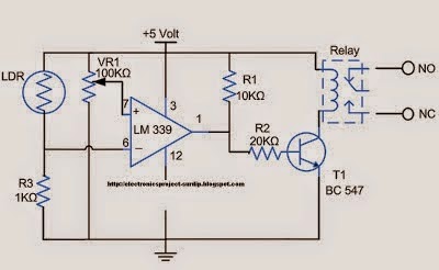 Automatic night lamp | Schematics World