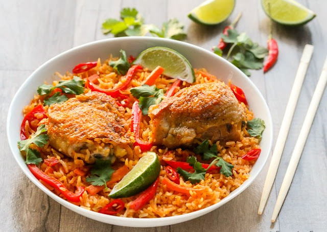 Thai Spicy Chicken and Rice