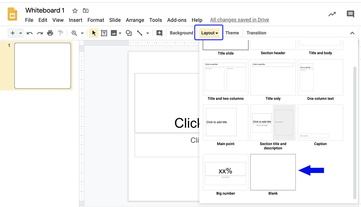 CLA Language Center Tip of the Day Create your own Whiteboard in