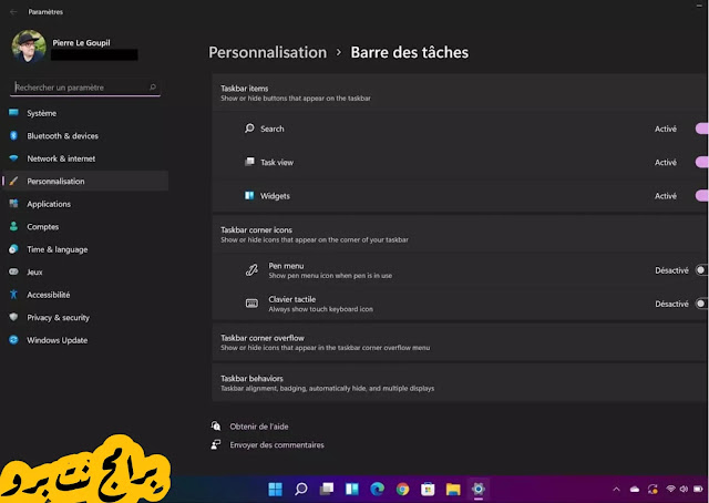 Windows-11-Personnalisation