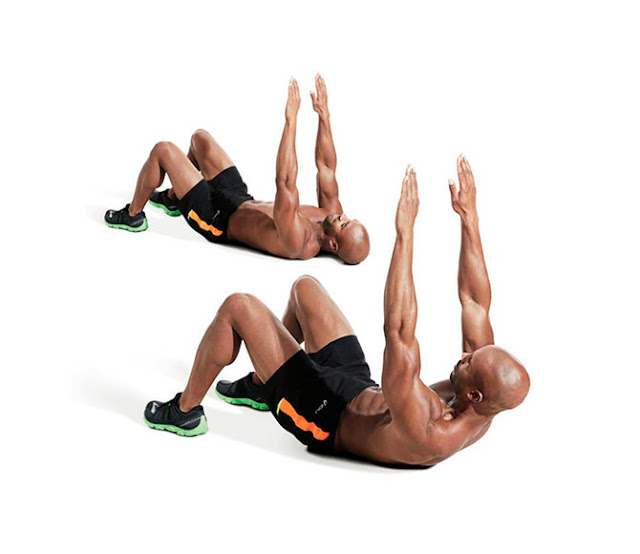 Arms-High Partial Sit-up