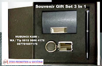 Gift Set Grafir 3 In 1, Souvenir Gift Set Stainless , Souvenir Gift Set Premium, Gift Set Merchandise termurah