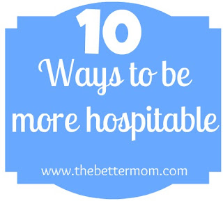ten ways to be more hospitable