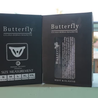 Celana Hernia Magnetik Butterfly Original Obati Tedun Turun Berok