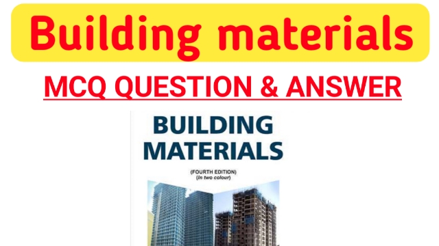 बिल्डिंग मैटेरियल्स building materials