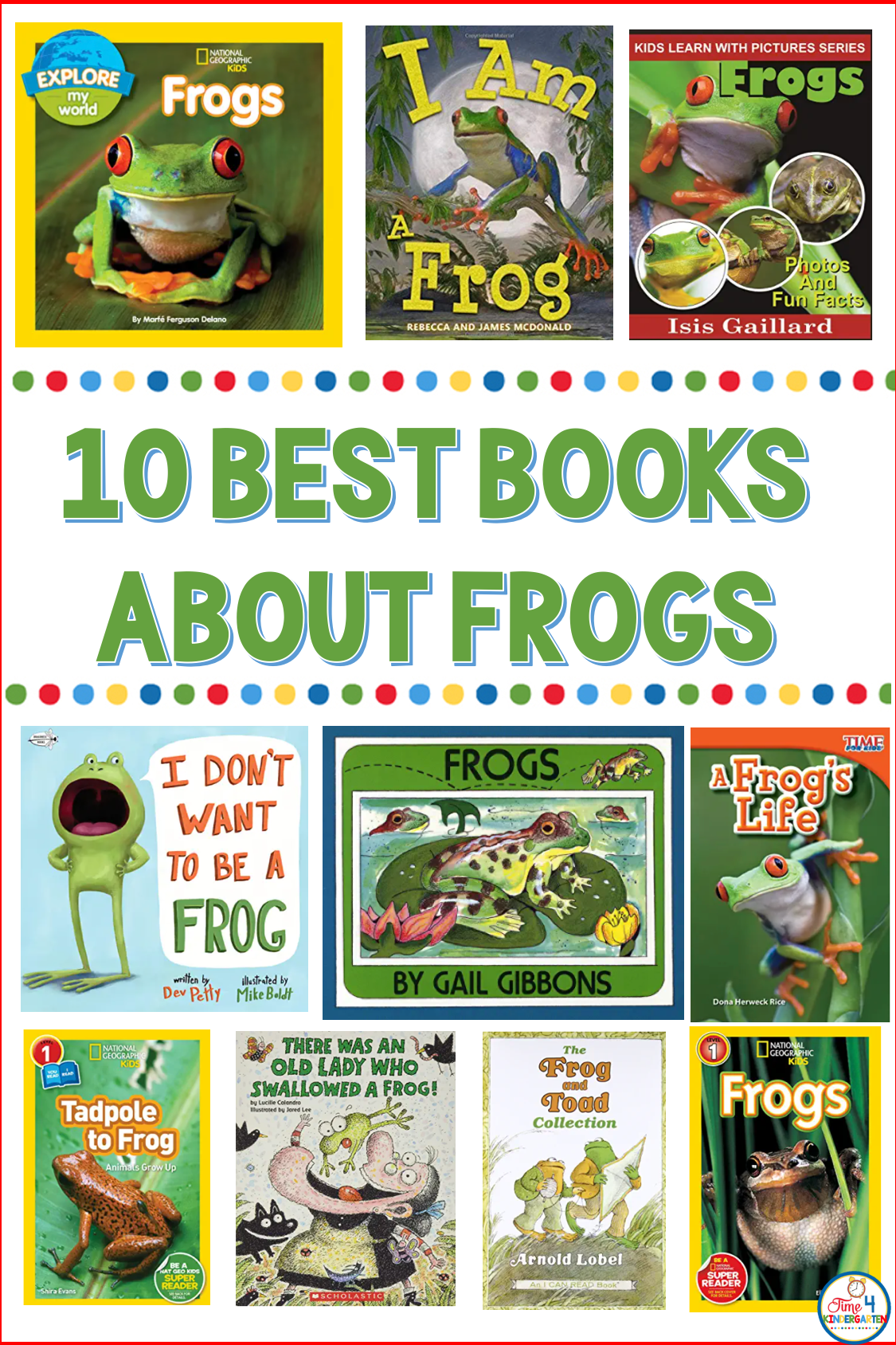 All About Frogs 15 Fun Facts Time 4 Kindergarten