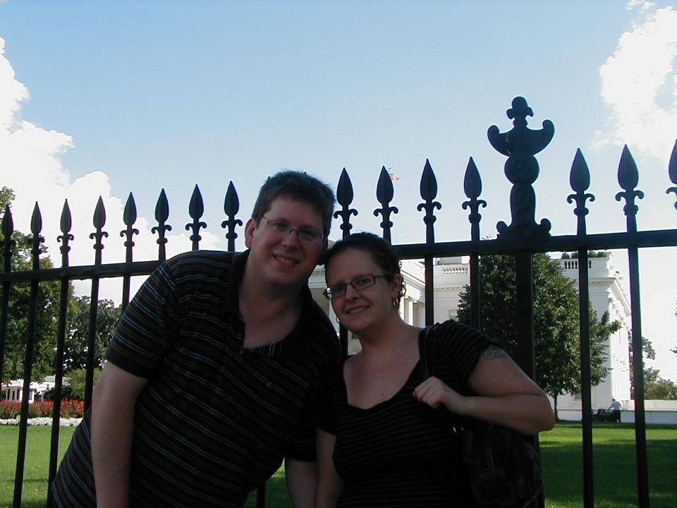 Vinnie and I in front of the White House 9/9/2011