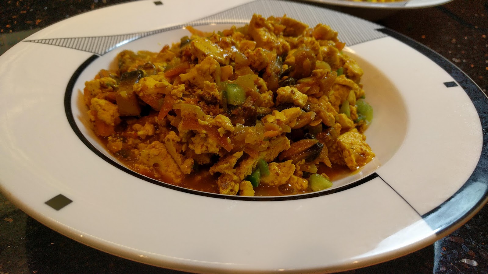 Tofu Mushroom Scramble