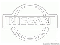 Kids Coloring Nissan Logo
