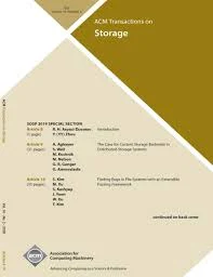 ACM TRANSACTIONS ON STORAGE