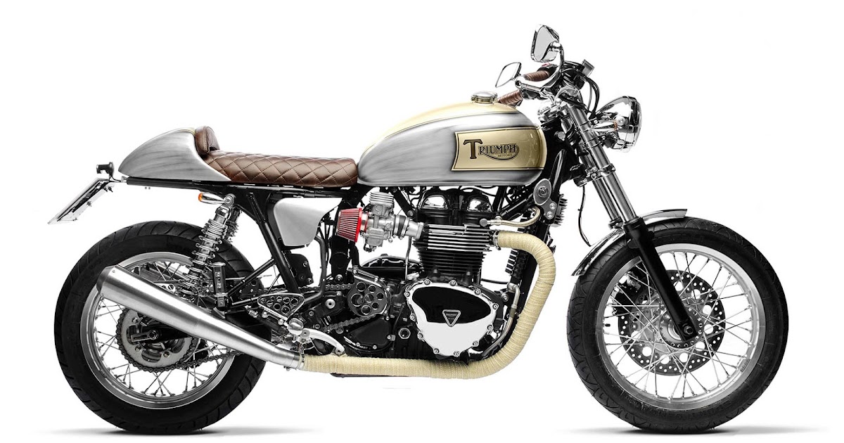 Hell Kustom : Triumph Thruxton By South Garage Motorcycles