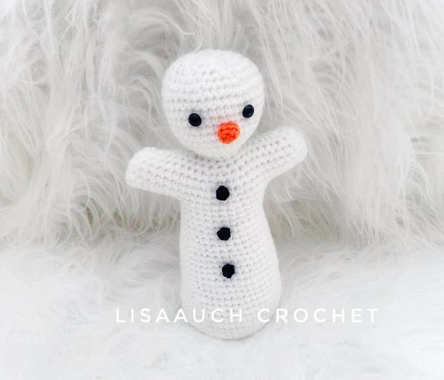 crochet snowman basic pattern