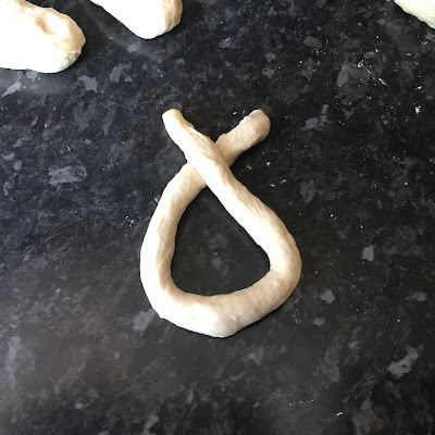 Making pretzels