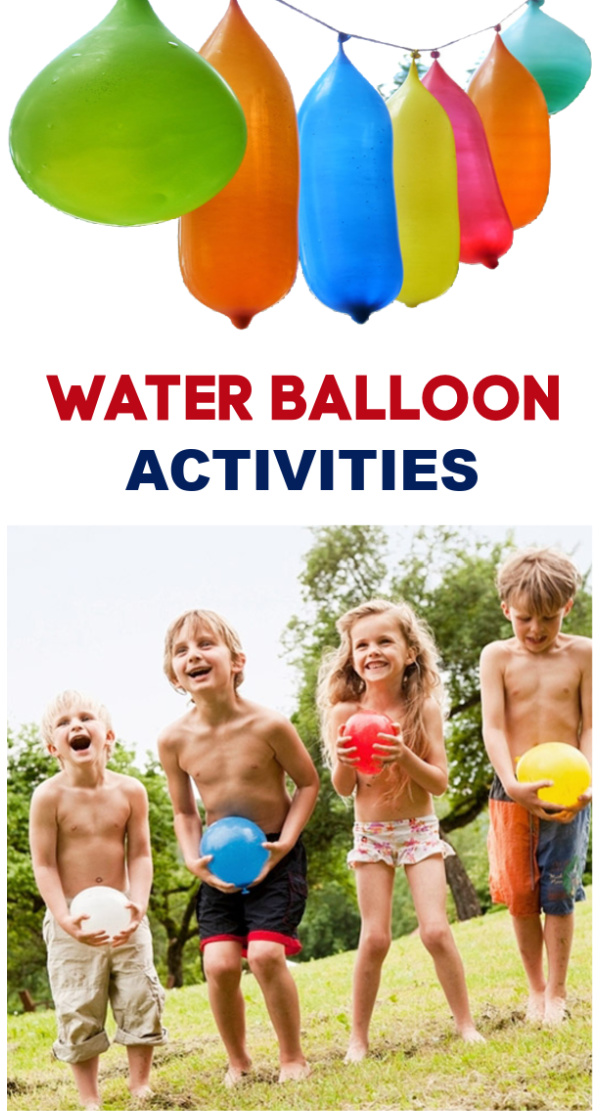 Water balloon crafts and activities for kids #waterballoons #waterballongames #wateractivitiesfortoddlers #growingajeweledrose #activitiesforkids