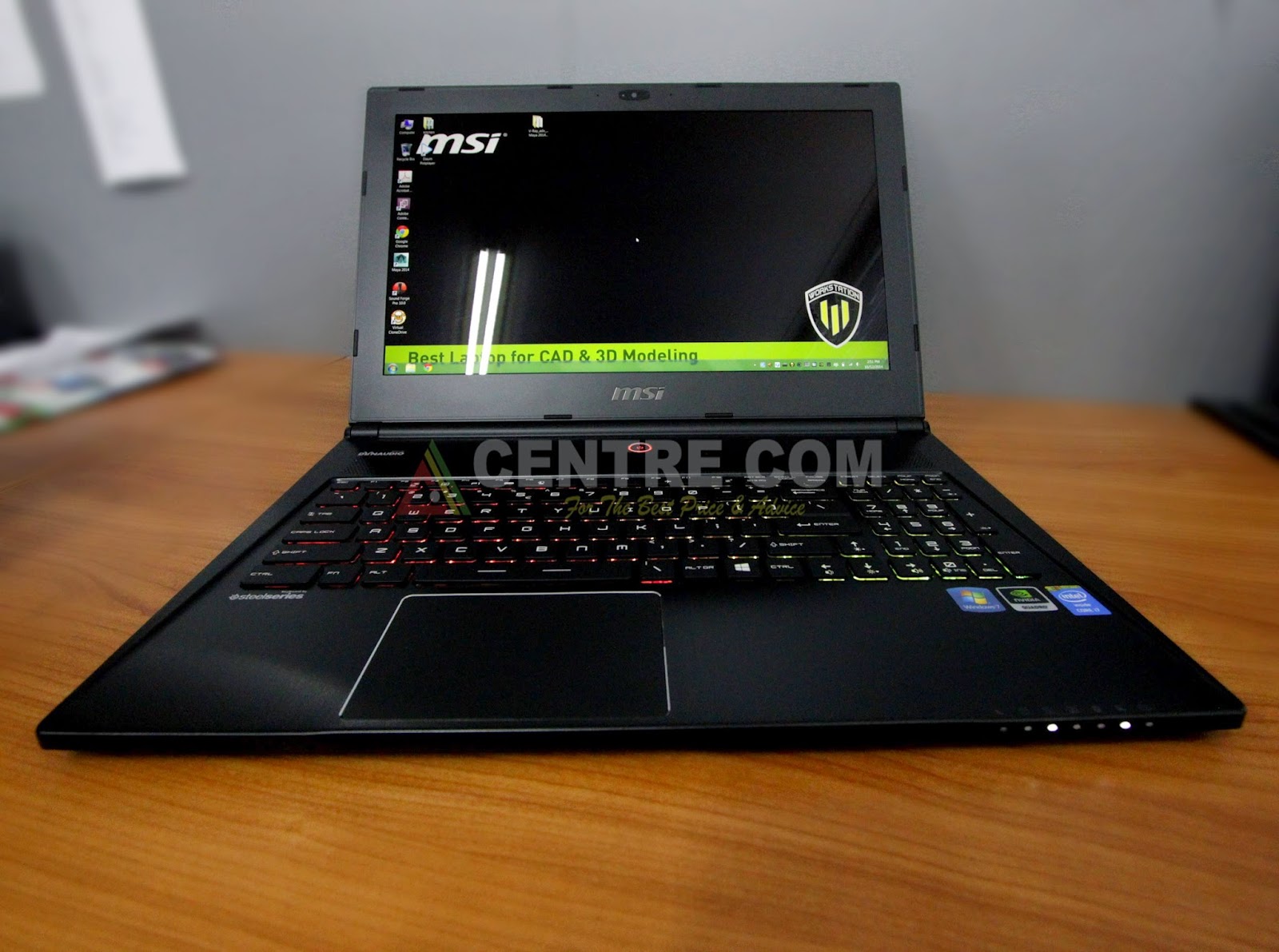 Centre Com MSI WS60 Workstation Laptop Review