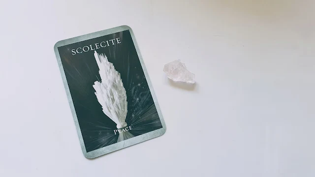 Scolecite - Crystal Reading Cards