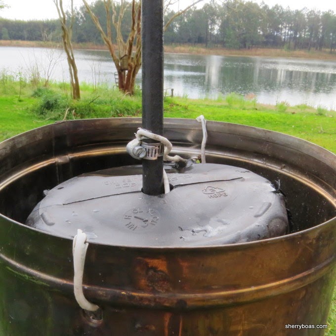 Simply Living DIY squirrel baffle solves birdfeeder problem