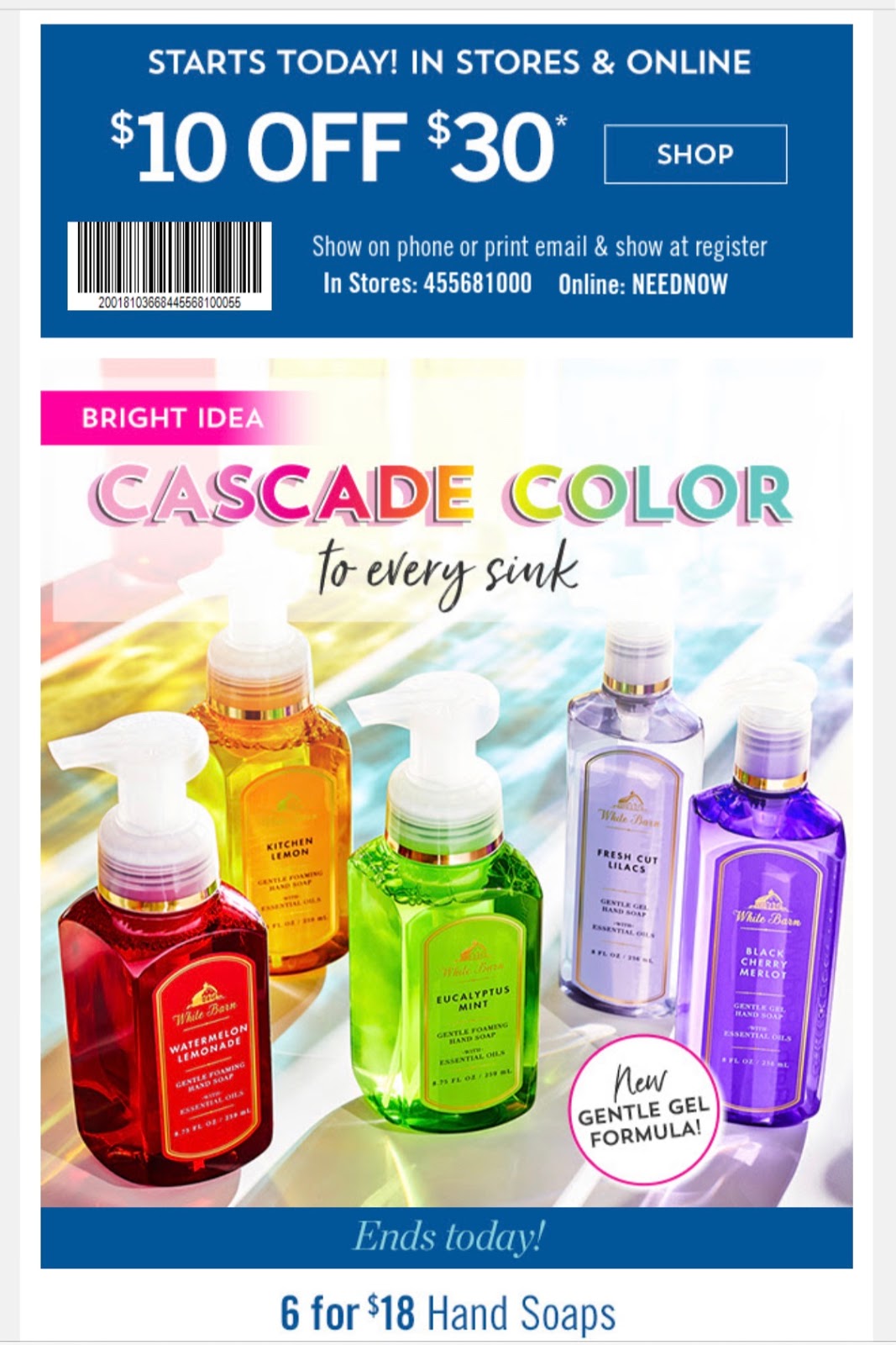 Life Inside the Page Bath & Body Works Today's Email February 20, 2020
