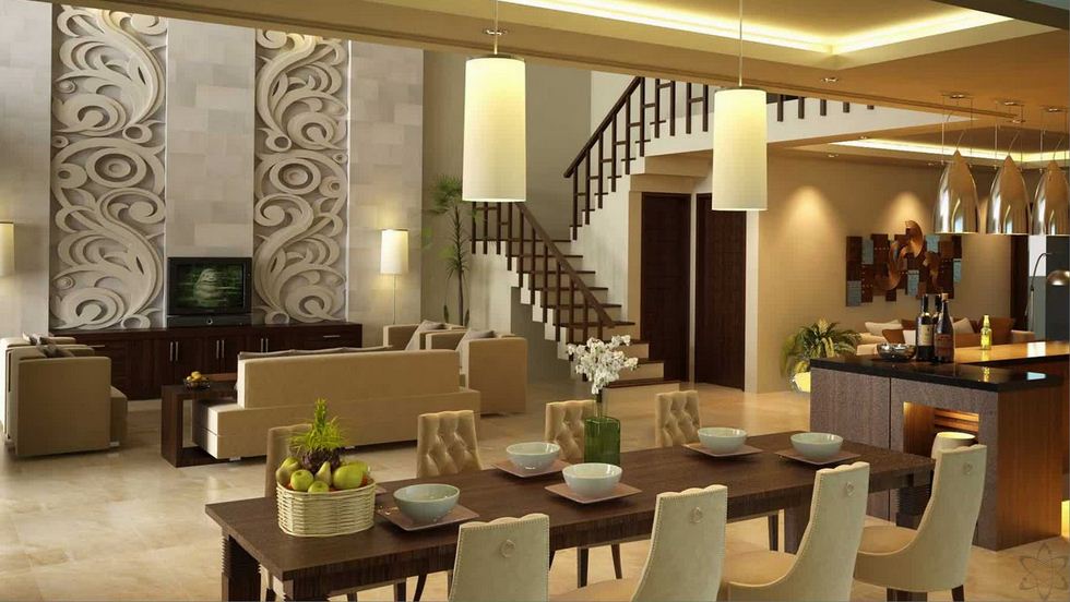 Contoh gambar desain  interior rumah  mewah  tebaru 2019 