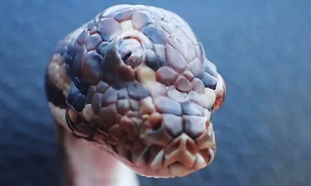 Encuentran serpiente de tres ojos en Australia 